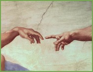 hands with God